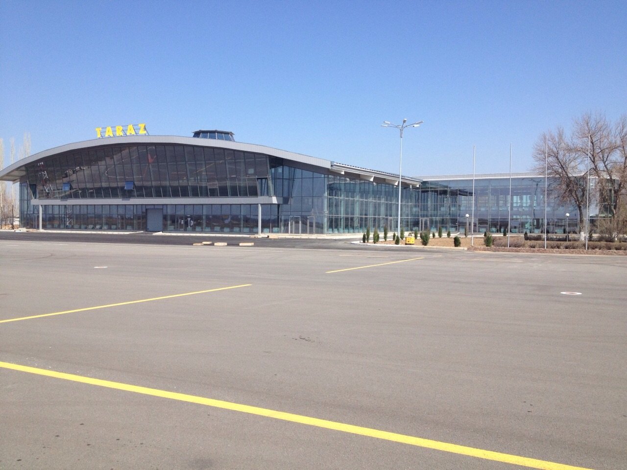 В Таразе завершается реконструкция нового терминала
